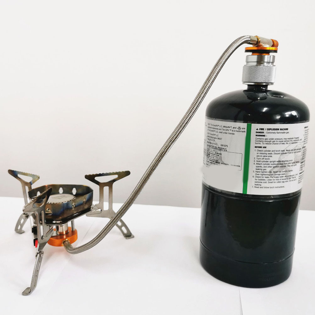 Camping Cooking Materials - Small Propane Converter Gas Tank Adapter