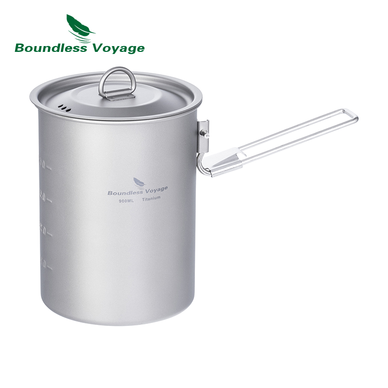 Mess Kit Titanium - VÔ BIÊN Hành Trình 900Ml Thích