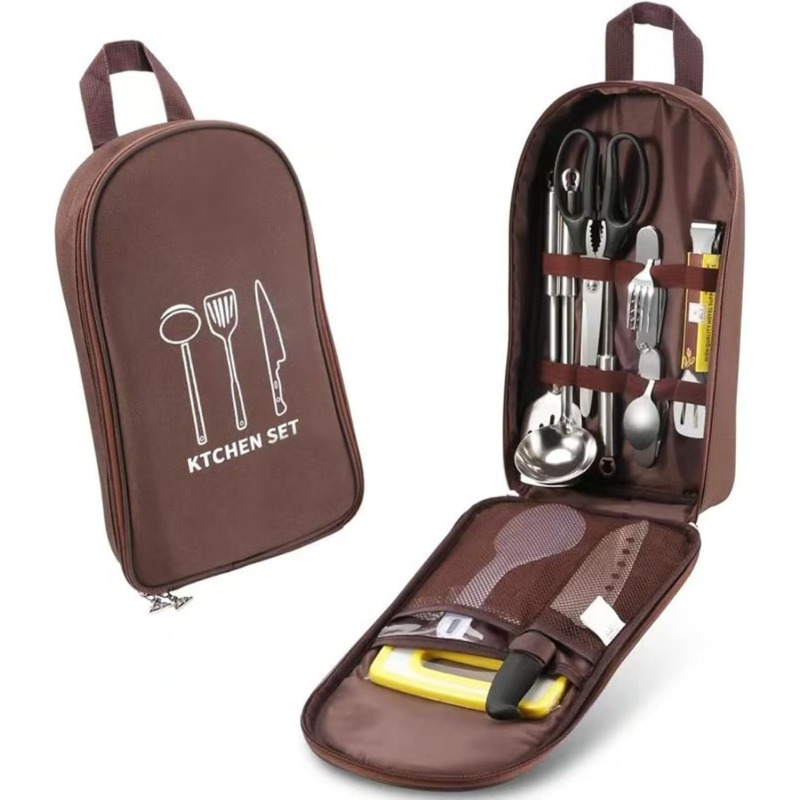 Camping Travel Cooking Utensil - đánh giá và giá Camping Cooking Equipment Bag