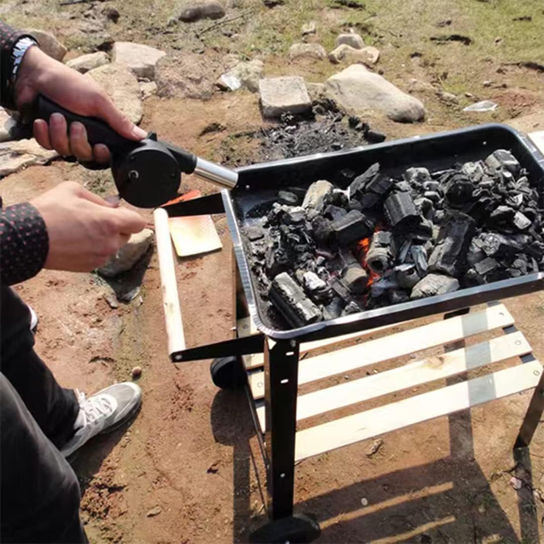 Outdoor Cooking Barbecue Blowe - đánh giá và giá Camping Cooking Essentials
