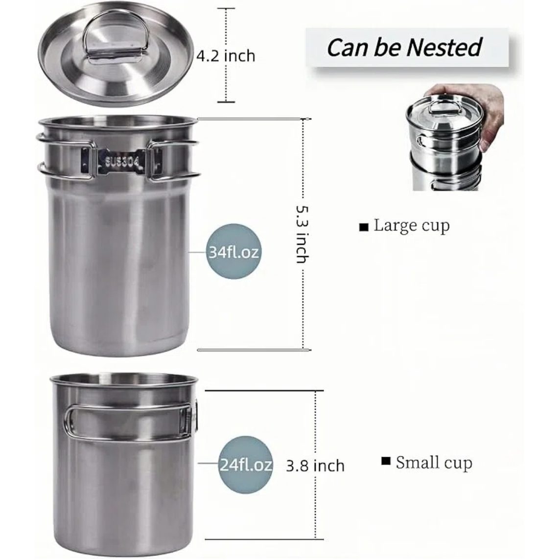 Foldable Camping Cups Mugs Cam - đánh giá và giá Camping Cooking Gear