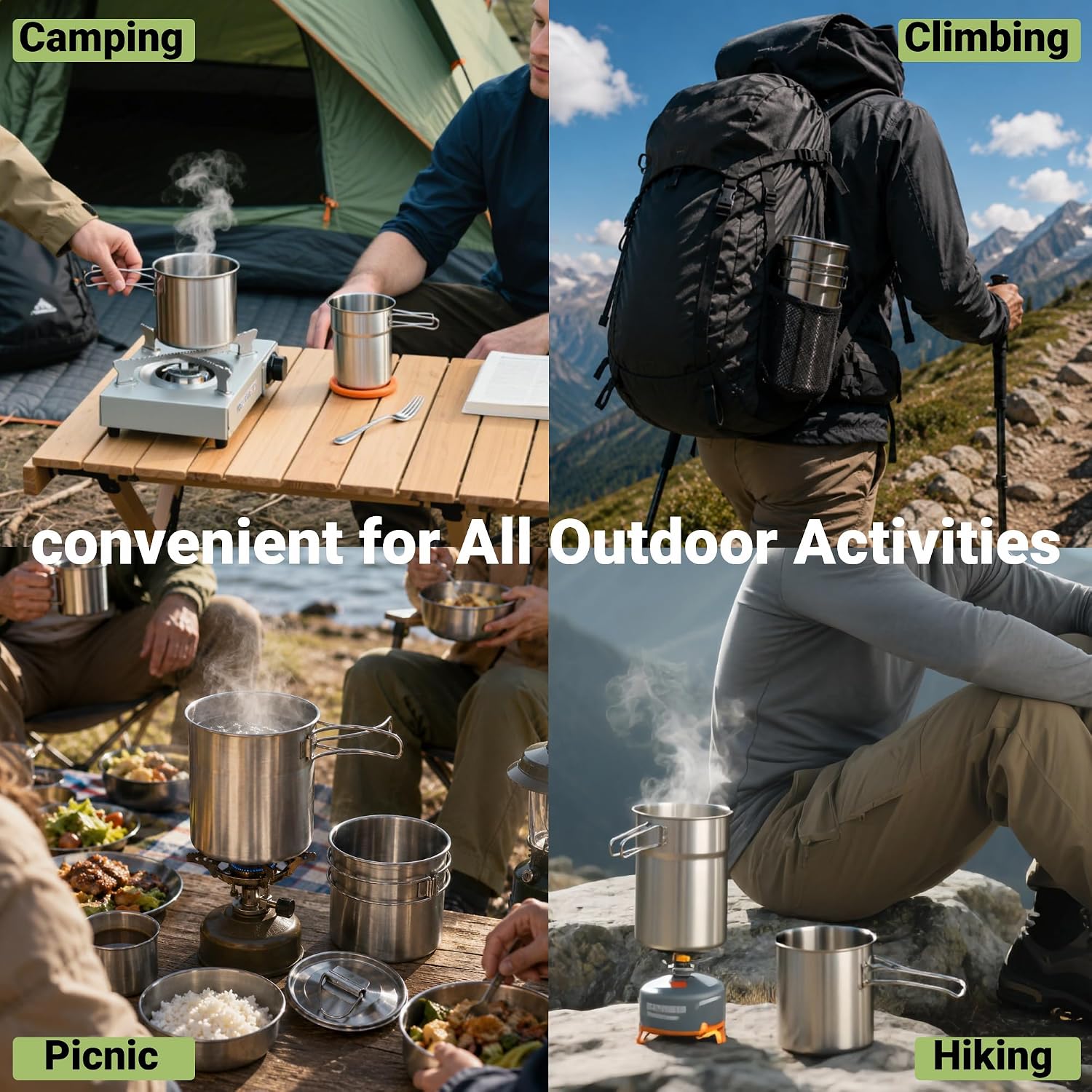 Foldable Camping Cups Mugs Cam - đánh giá và giá Camping Cooking Gear