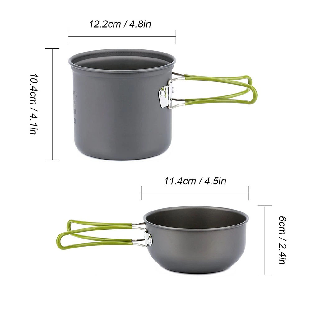 Camping Cookware Mess Kit Ultr - đánh giá và giá Camping Cooking Essentials