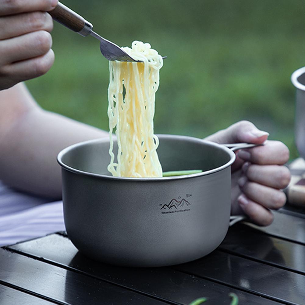 Ultralight Titanium Camping Po - đánh giá và giá Mess Kit Titanium