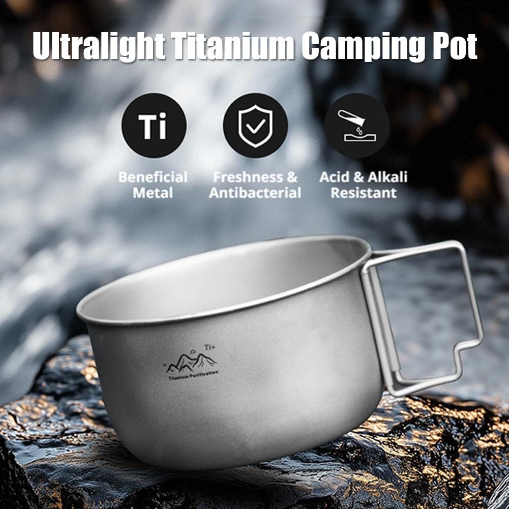 Ultralight Titanium Camping Po - đánh giá và giá Mess Kit Titanium