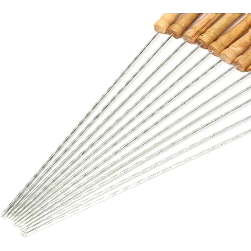 Reusable BBQ Skewers for Grill - đánh giá và giá Camping Cooking Essentials