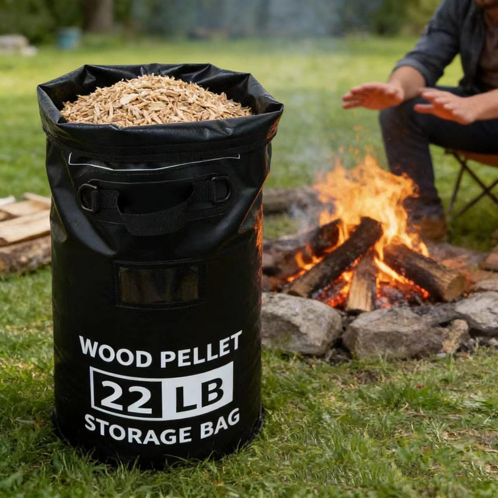 Wood Pellet Container 22 Lbs C - đánh giá và giá Camp Grill Portable Folding