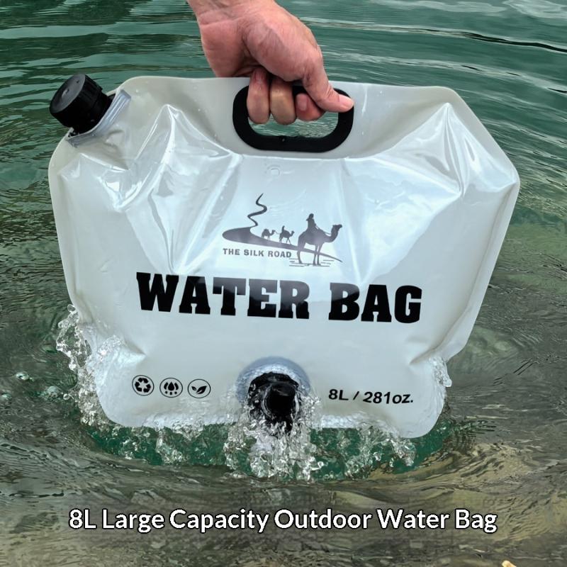 ●8L Camping Water Bag With Fau - đánh giá và giá Camping Cooking Set With Bag