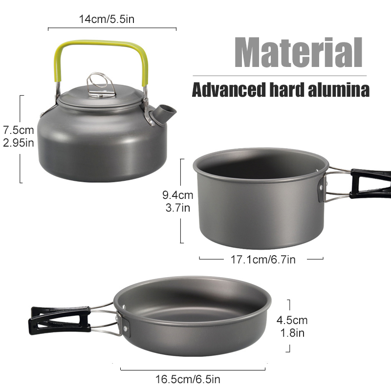 WESTTUNE Camping Cookware Kit  - đánh giá và giá Camping Cooking Gear