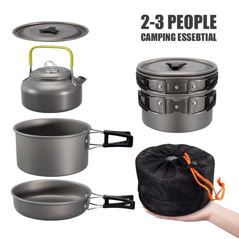 WESTTUNE Camping Cookware Kit  - đánh giá và giá Camping Cooking Gear