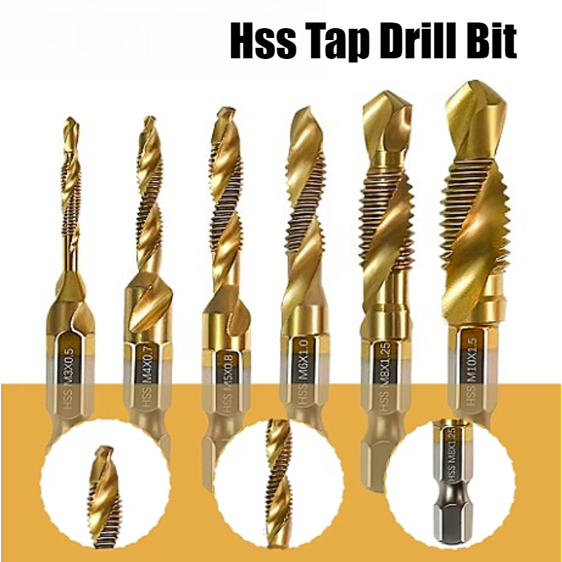 6PCS Metric Titanium Drill Tap - đánh giá và giá Mess Kit Titanium