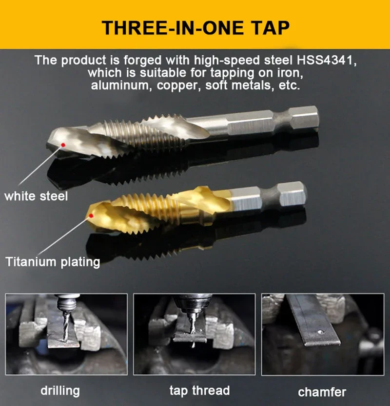 6PCS Metric Titanium Drill Tap - đánh giá và giá Mess Kit Titanium