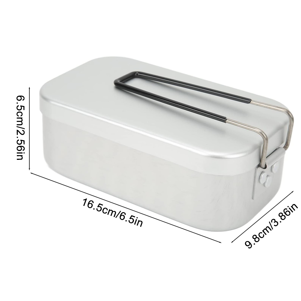 800ML Aluminum Lunch Boxes Out - đánh giá và giá Camping Cooking Container