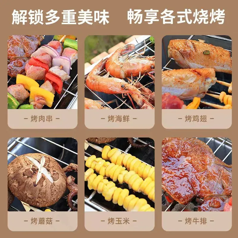 Portable Stainless Steel Charc - đánh giá và giá Camp Grill Portable Folding