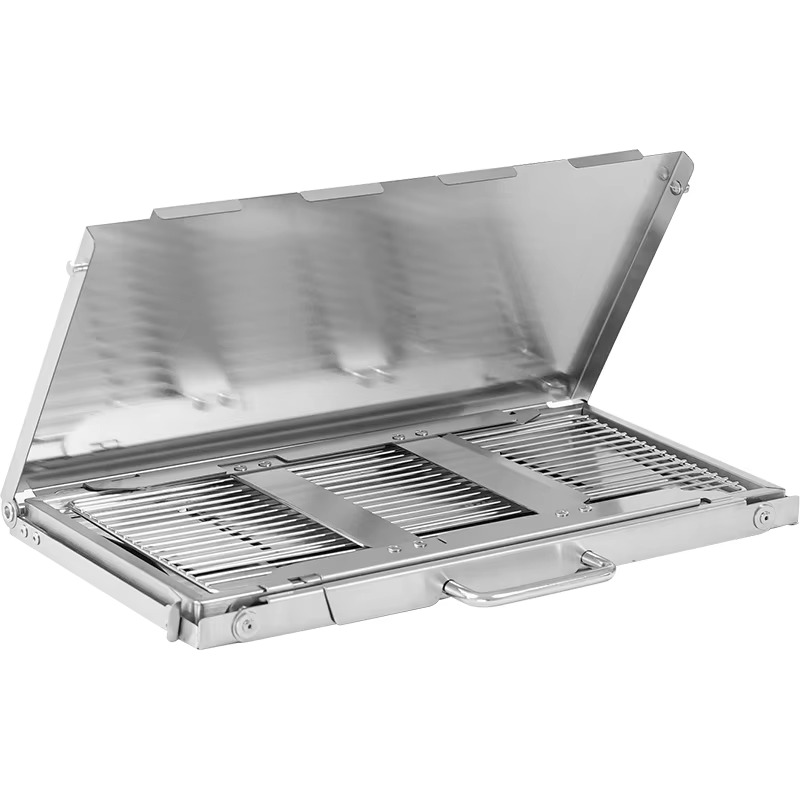 Portable Stainless Steel Outdo - đánh giá và giá Camp Grill Portable Folding