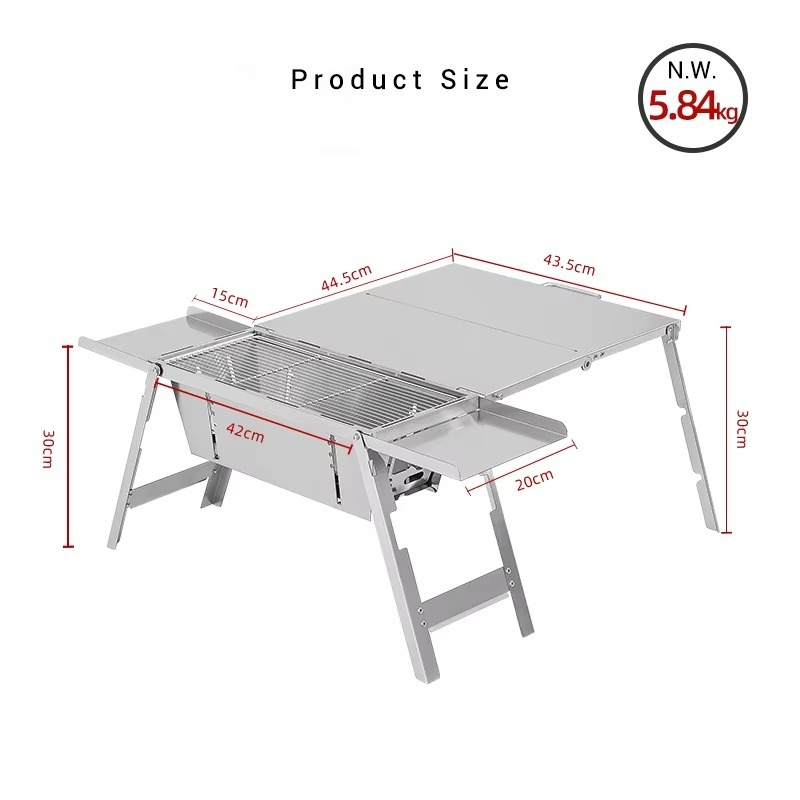 Portable Stainless Steel Outdo - đánh giá và giá Camp Grill Portable Folding