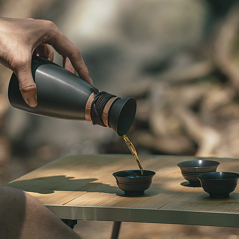 Outdoor Camping Wine Set ALOCS - đánh giá và giá Camping Cooking Set With Bag