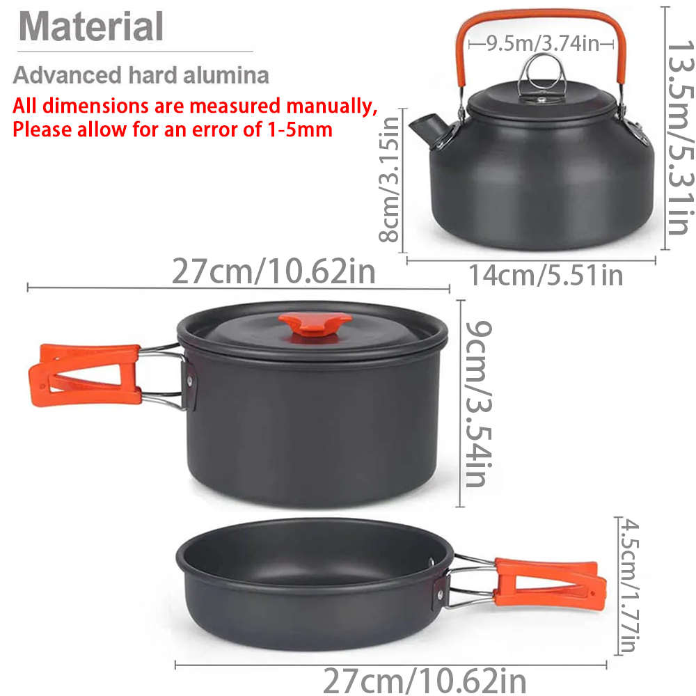 Cắm Trại Nồi Bộ Ngoài Trời Nhô - đánh giá và giá Camping Cooking Utensil Bag