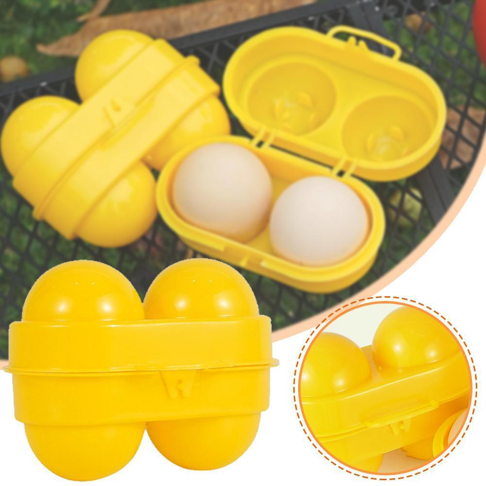 2 Grid Egg Storage Box Contain - đánh giá và giá Camping Cooking Container