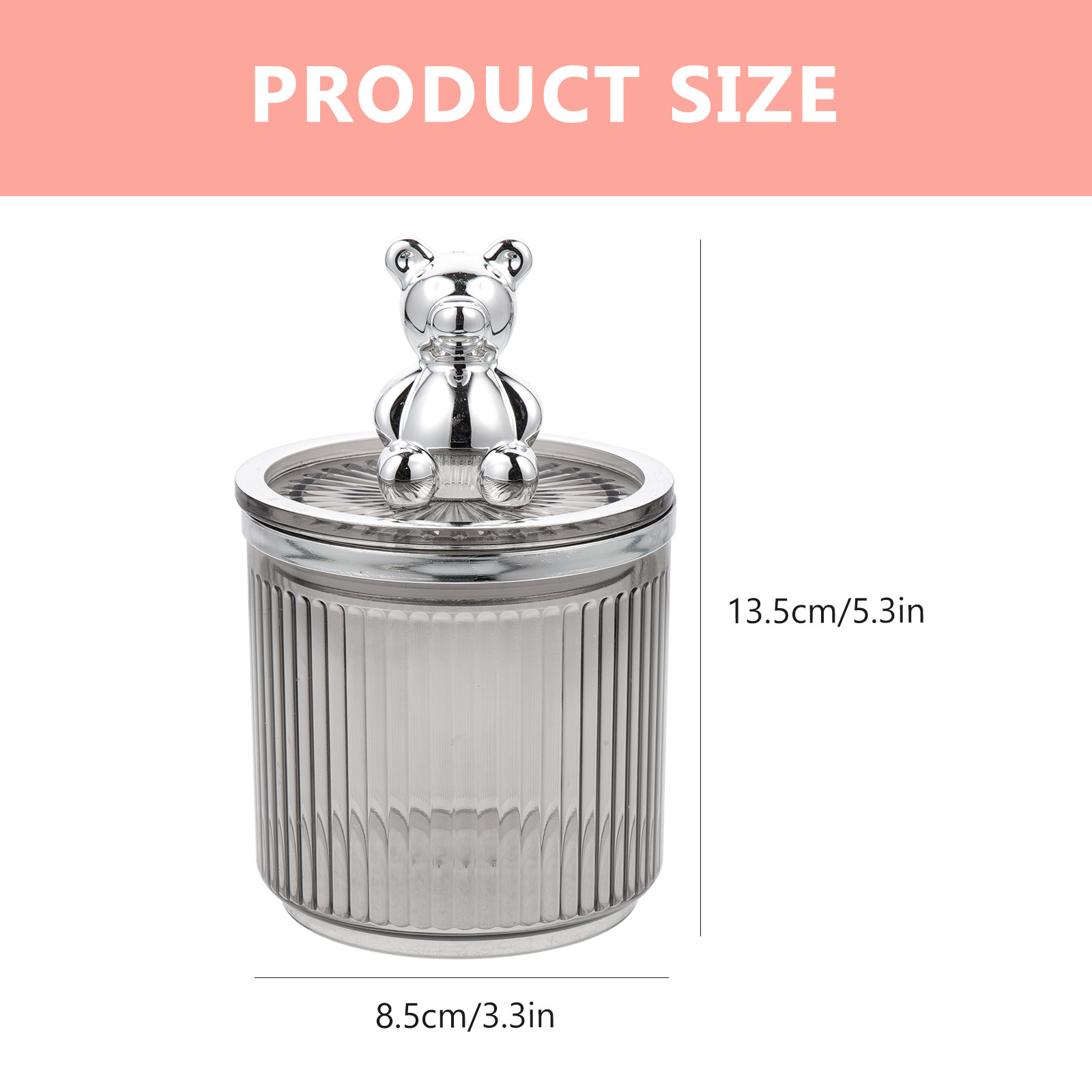 Bear Jar Clear Cookie Storage  - đánh giá và giá Bear Canister Food