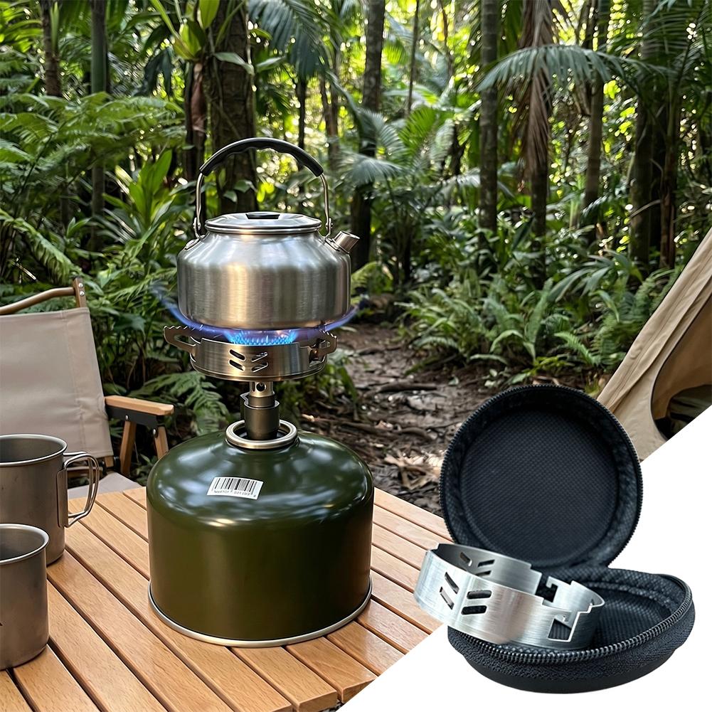 304 Stainless Steel Stove Wind - đánh giá và giá Camping Cooking Set With Bag