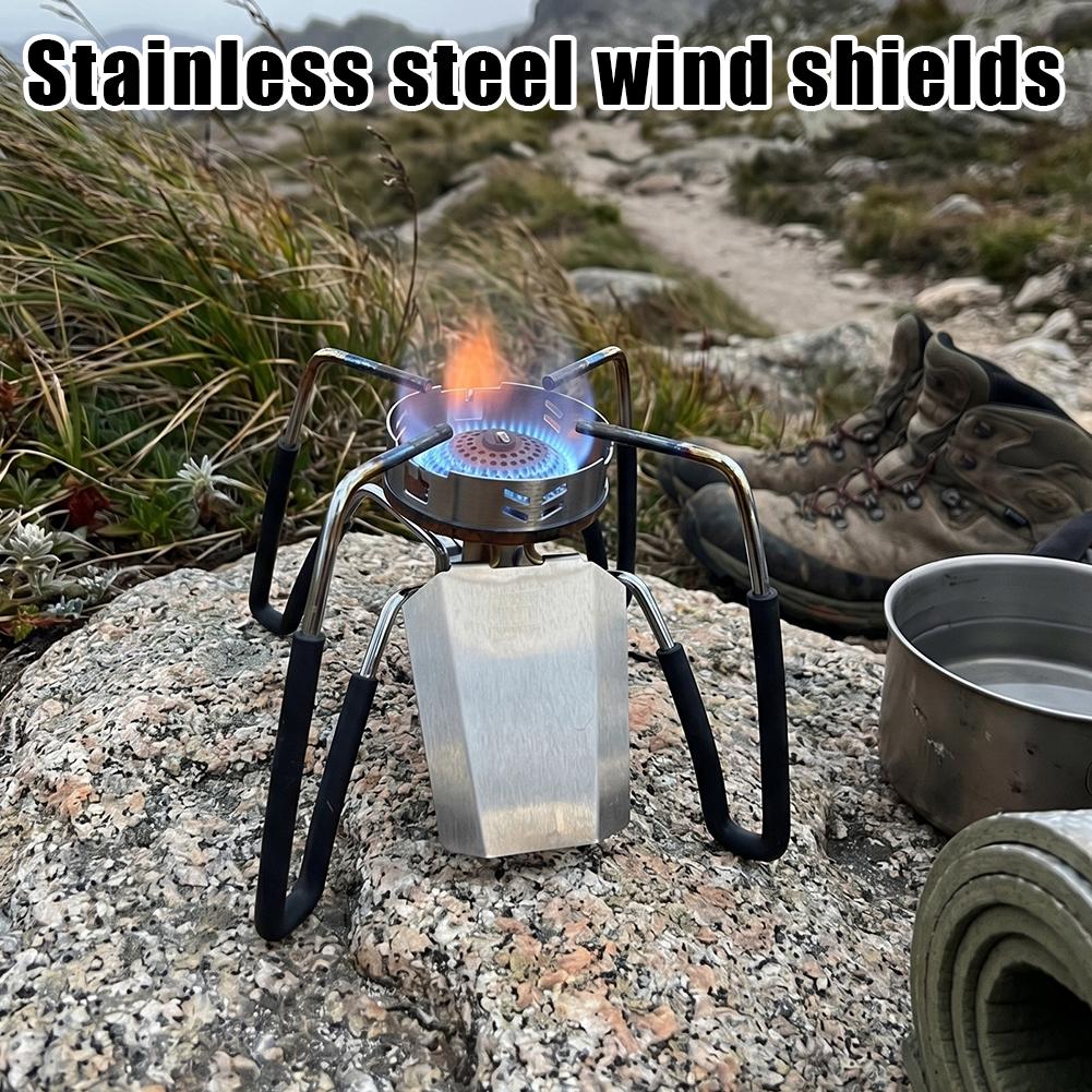 304 Stainless Steel Stove Wind - đánh giá và giá Camping Cooking Set With Bag