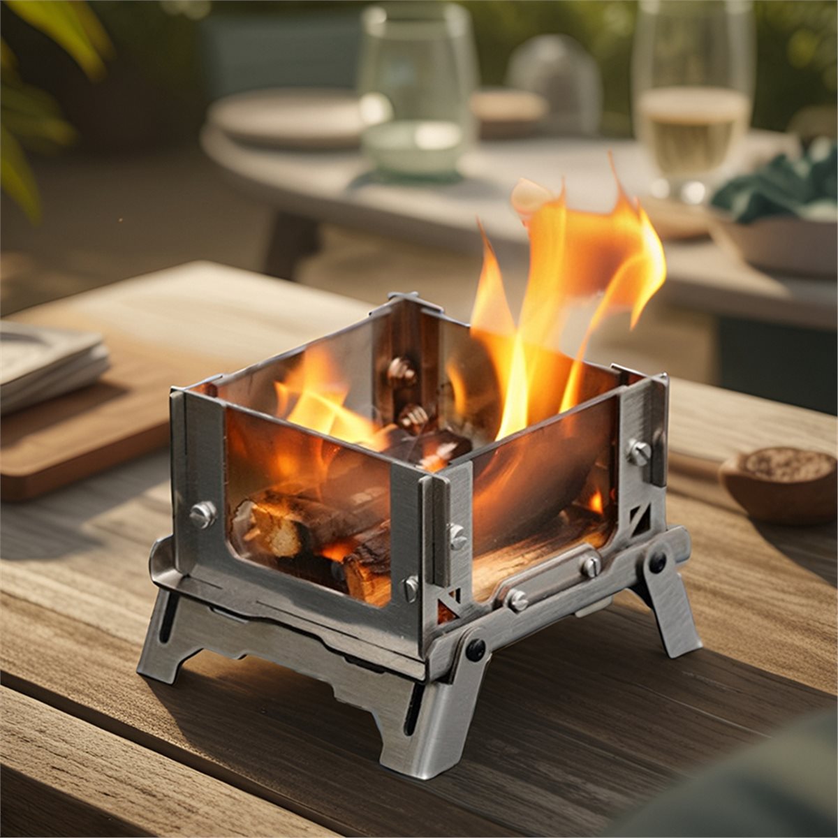 M10K Outdoor Camping Heater Po - đánh giá và giá Camp Grill Portable Folding