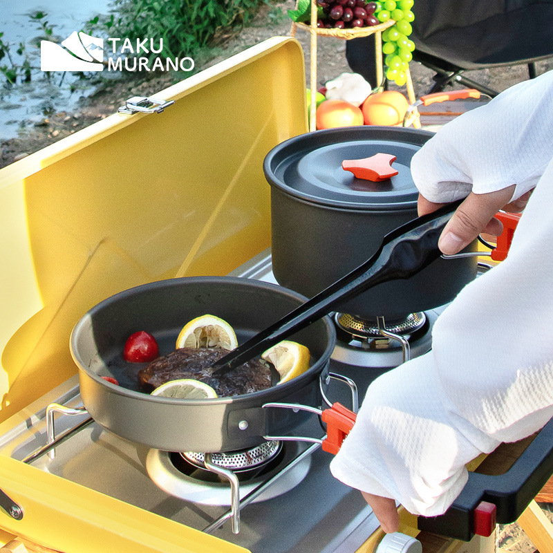 Camping Cookware Set Outdoor C - đánh giá và giá Camping Cooking Utensil Bag