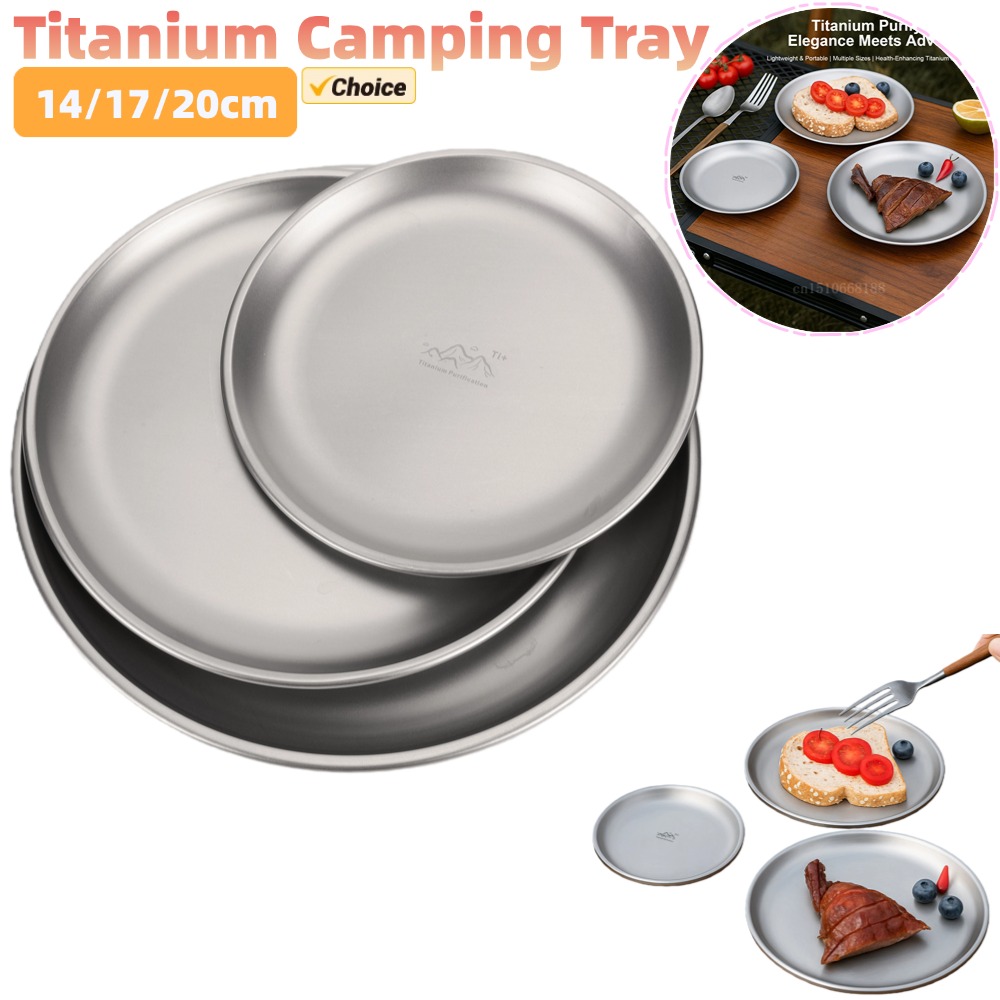 14/17/20cm Titanium Camping Pl - đánh giá và giá Camping Cooking Disc