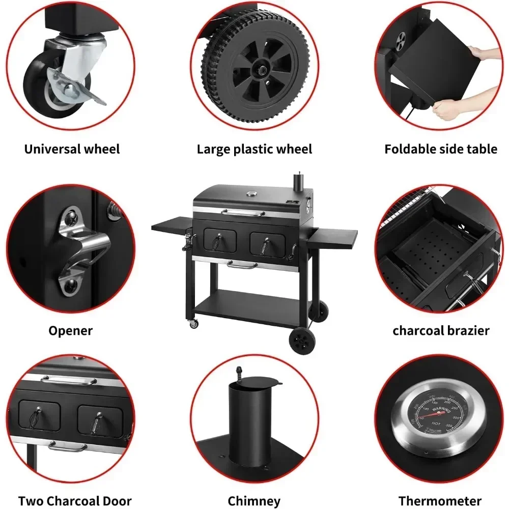 L # For Charcoal Grill ,Outdoo - đánh giá và giá Camping Cooking Materials