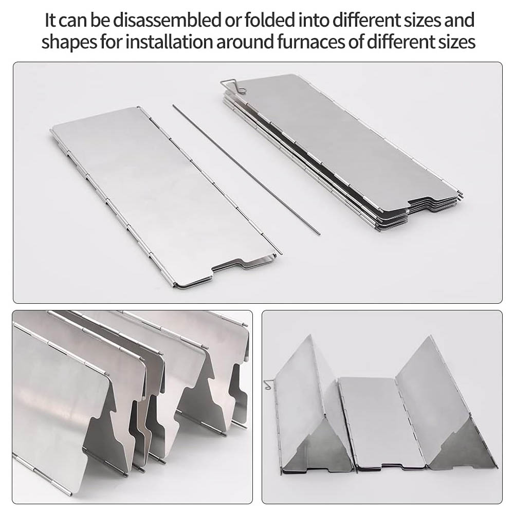 8 Plates Aluminum Windscreen S - đánh giá và giá Camping Cooking Disc