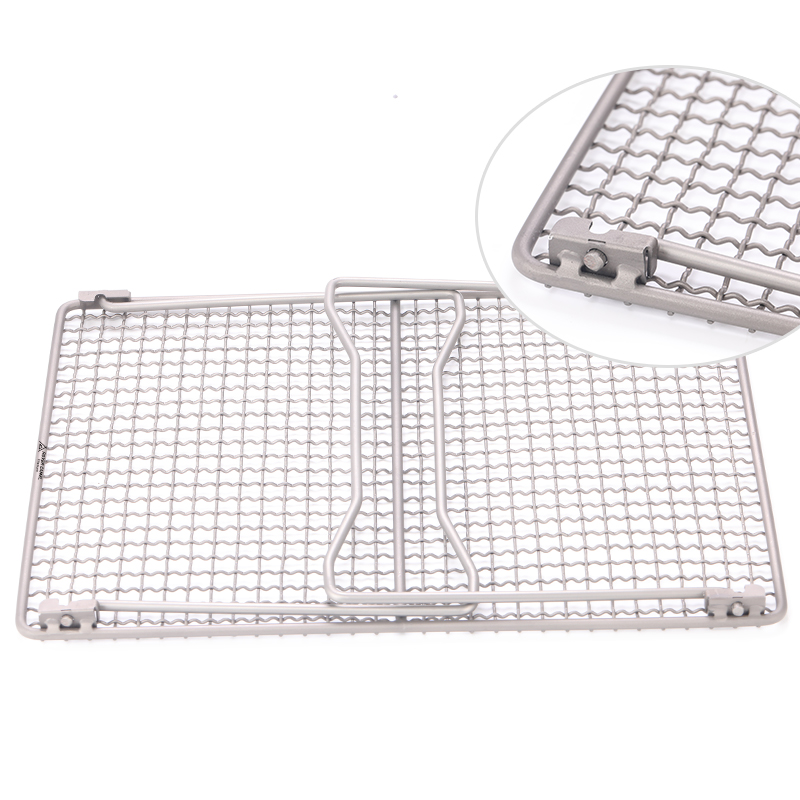 Folding Campfire Grill Titaniu - đánh giá và giá Camp Grill Portable Folding