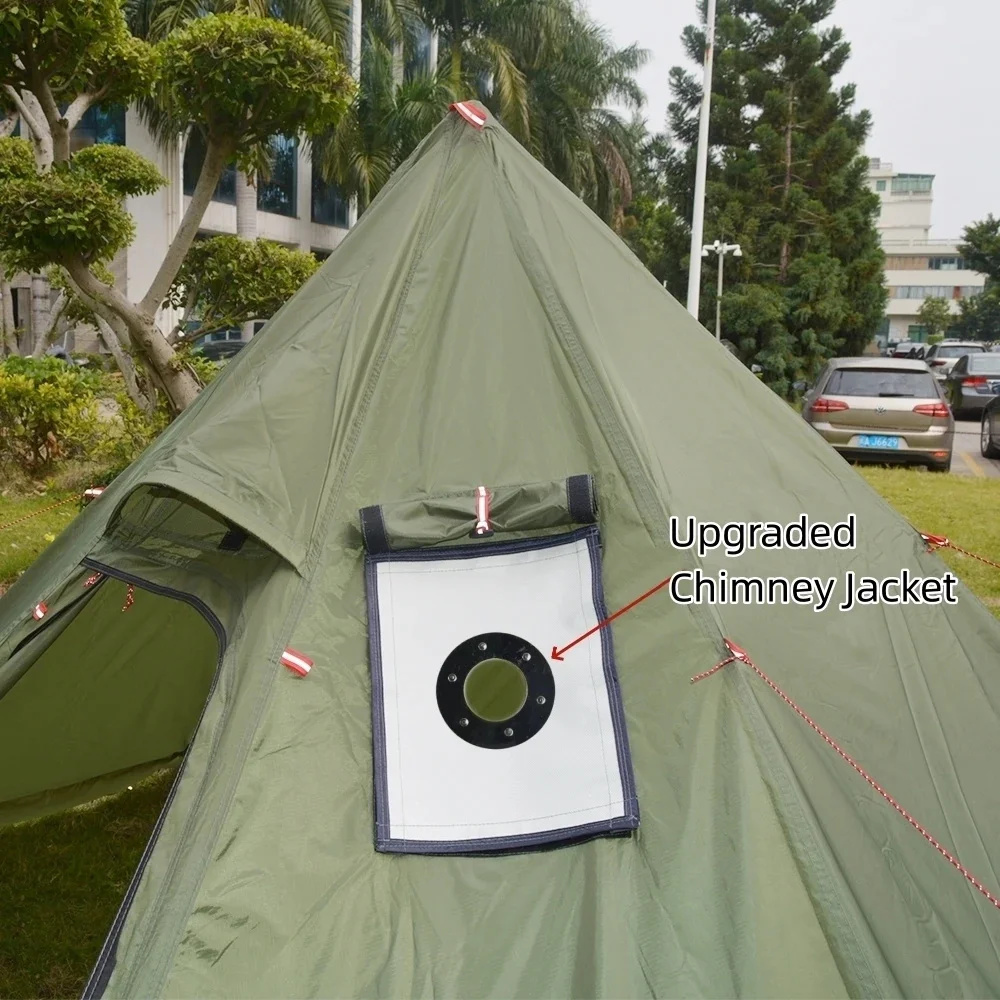 2022 Mới Kim Tự Tháp Lều Với V - đánh giá và giá Campfire Cooking In Another World